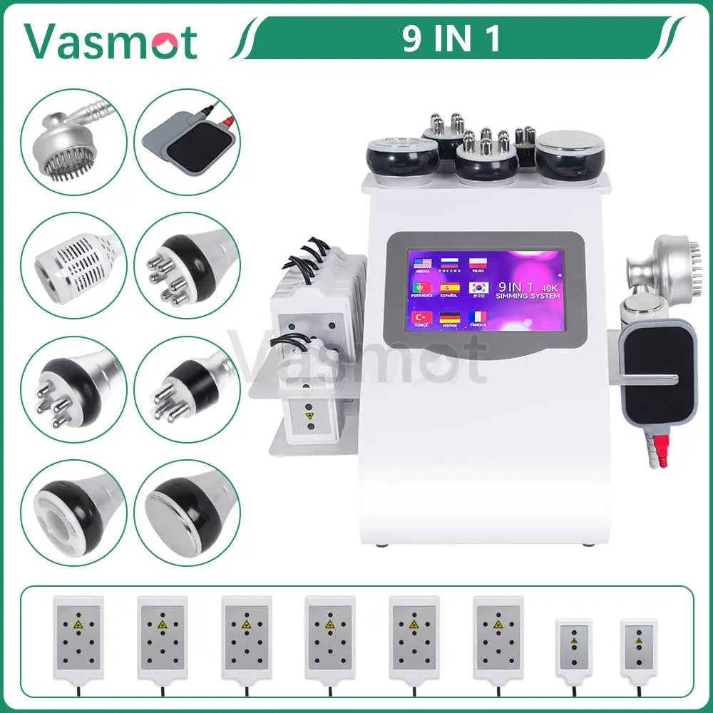 9-in-1 Ultrasonic Cavitation PMU Machine | Professional Skin & Beauty Kit Permanent Makeup Machines Tidesmit