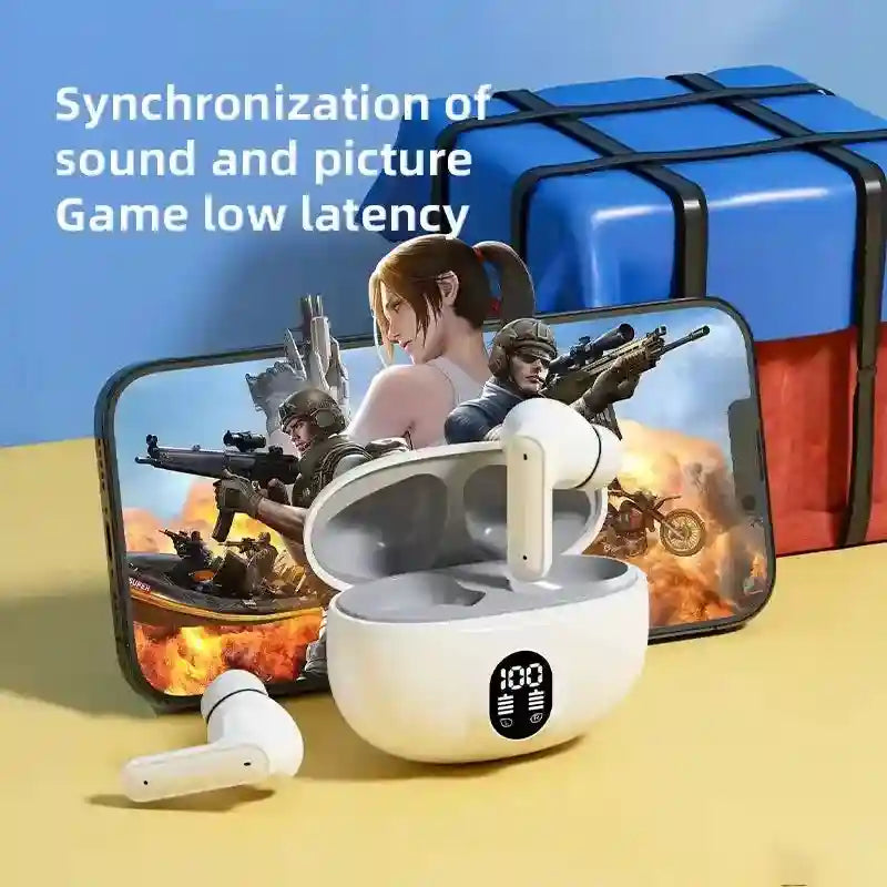 Wireless Bluetooth Earbuds with Digital Display | Tidesmit Audio Tidesmit