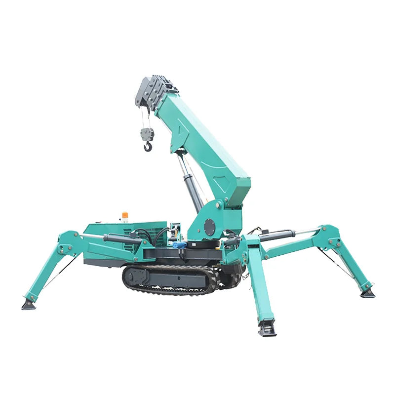 Customizable 3T Spider Crane Lifting Crane with 3m Fly Jib for Special Heavy Duty Industrial Lifting Requirements