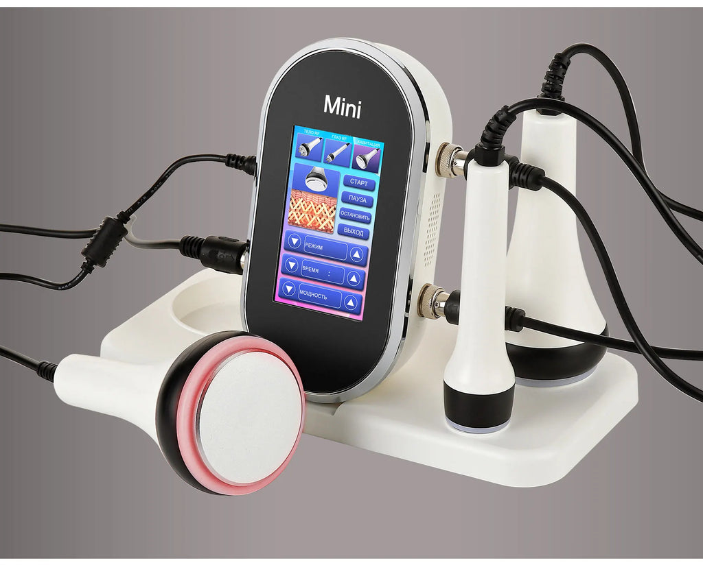 Ultrasonic Cavitation Body Slimmer with RF Skin Tightening - White Relaxation Treatment Tidesmit