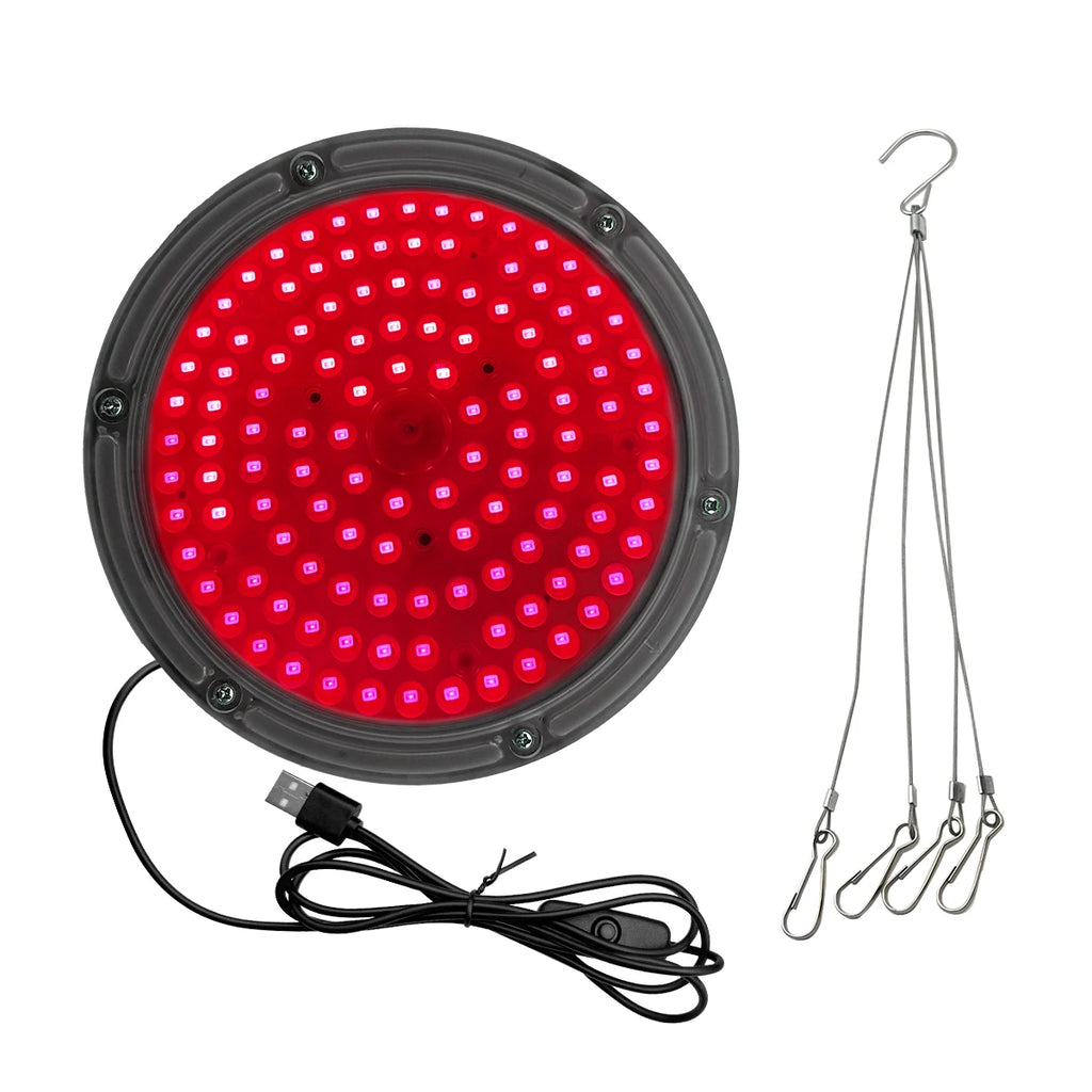Red LED beauty lamp panel - Pain relief treatment for the body - 660 nanometers - Whole body and face - Anti-aging - Red light