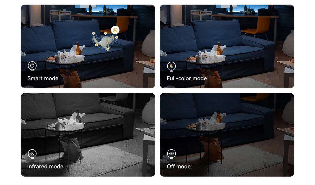IMOU 360° PTZ Dual Lens IP Camera Human Pet Detection Security Camera Baby Monitor AI Color Night Vision Surveillance wifi Cam