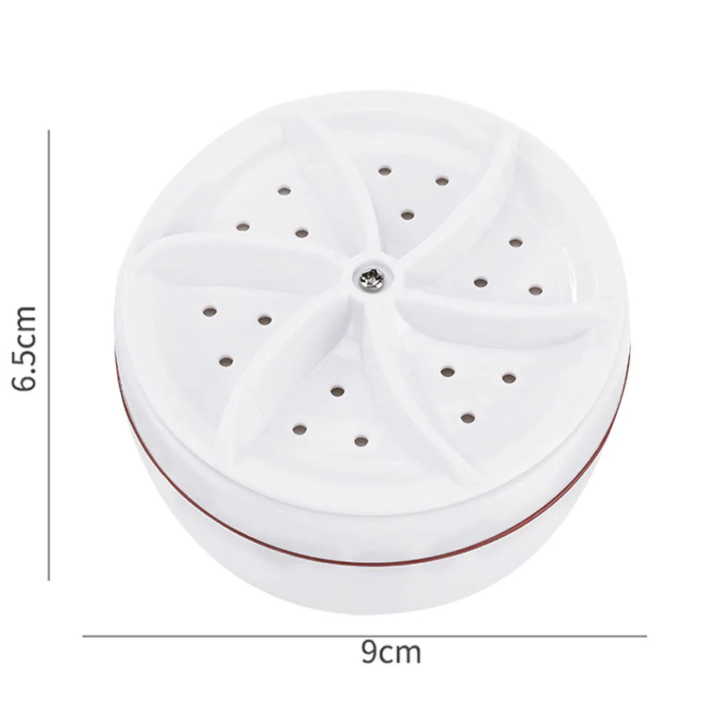 Tidesmit portable mini bubble washing turbine for laundry, compact low-noise rotary cleaner for business travel