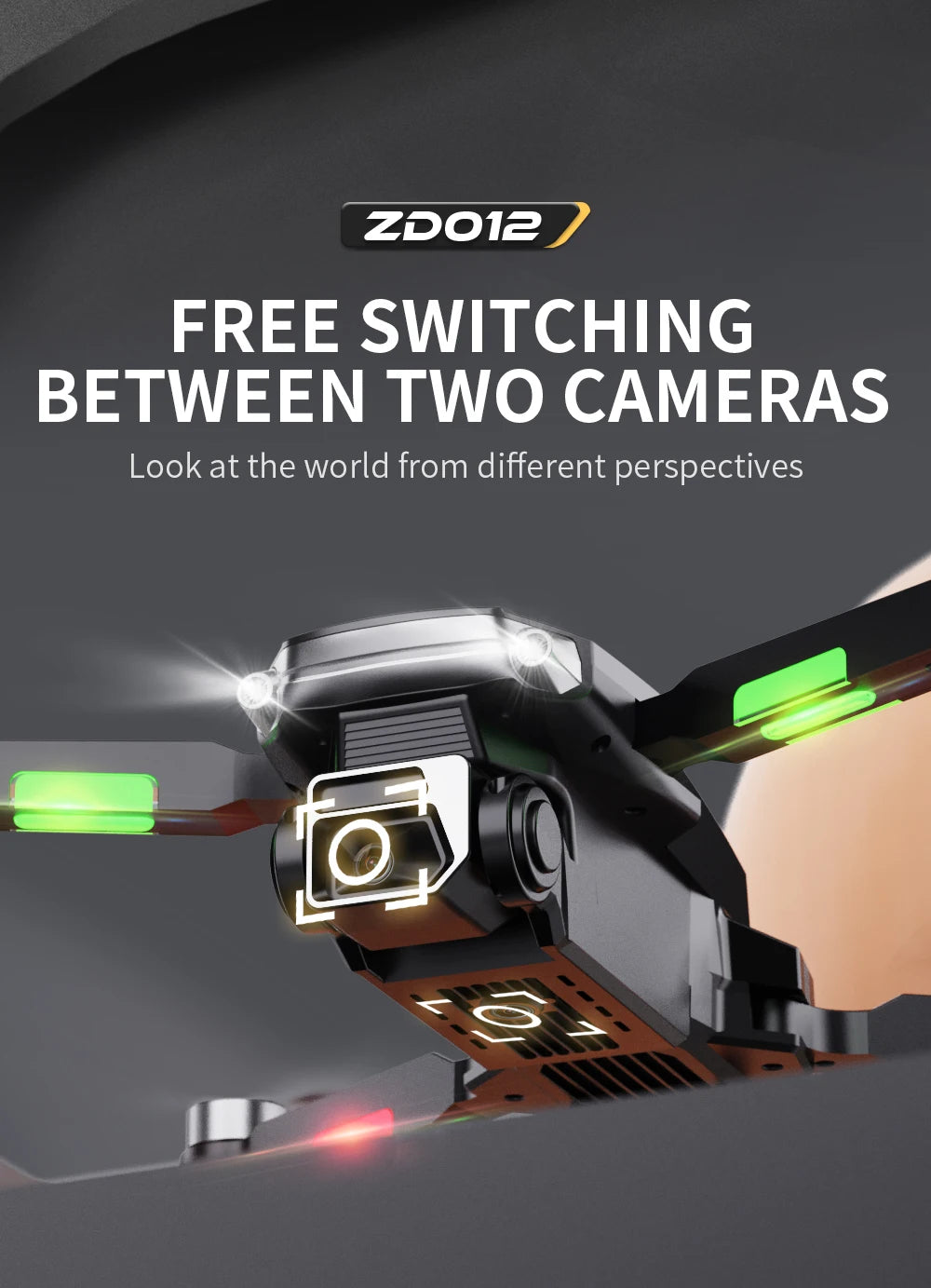 GPS Camera Drone 8K HD - Foldable Brushless Quadcopter with GPS Tidesmit
