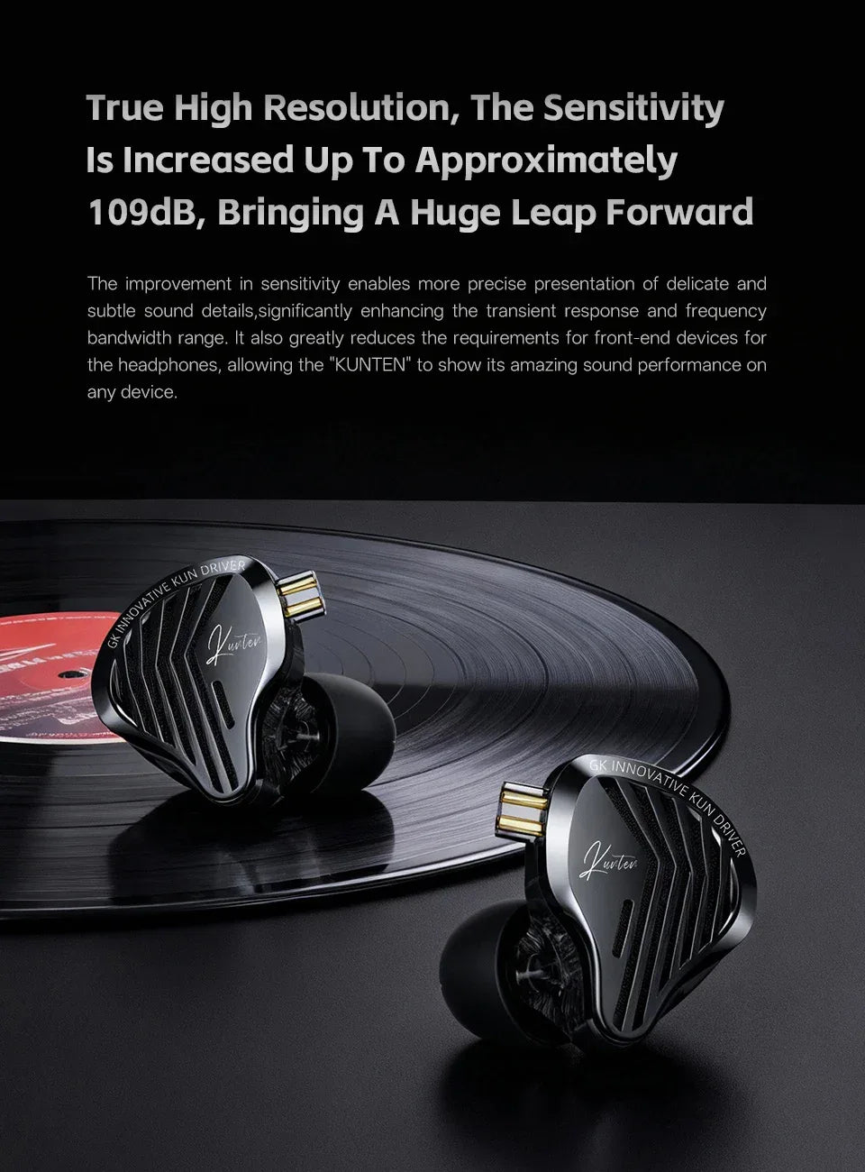 HiFi Wired Earbuds With Heavy Bass & Detachable 2-Pin Cable | Tidesmit Tidesmit