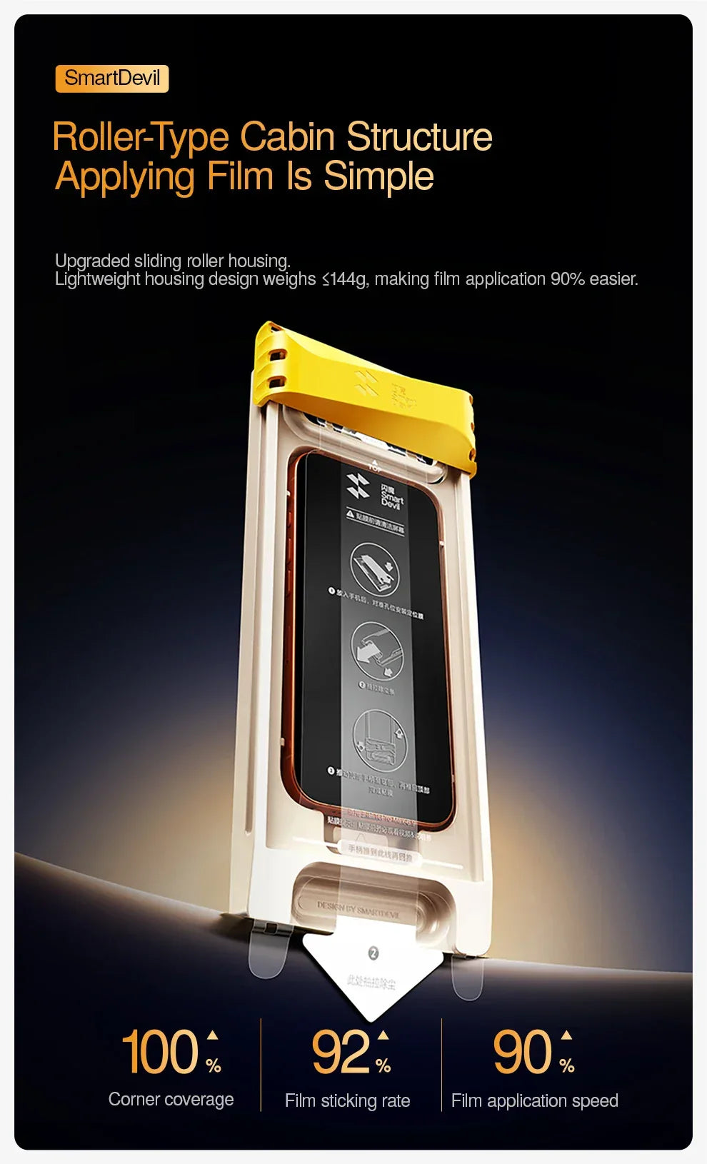 iPhone 17 Pro Max Screen Protector - 9H Tempered Glass HD Anti-Scratch Tidesmit