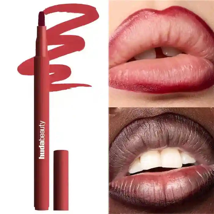 Matte Lip Liner Pencil: Waterproof, Long-Lasting & Nourishing Formula Lip Care Cherry Red Tidesmit