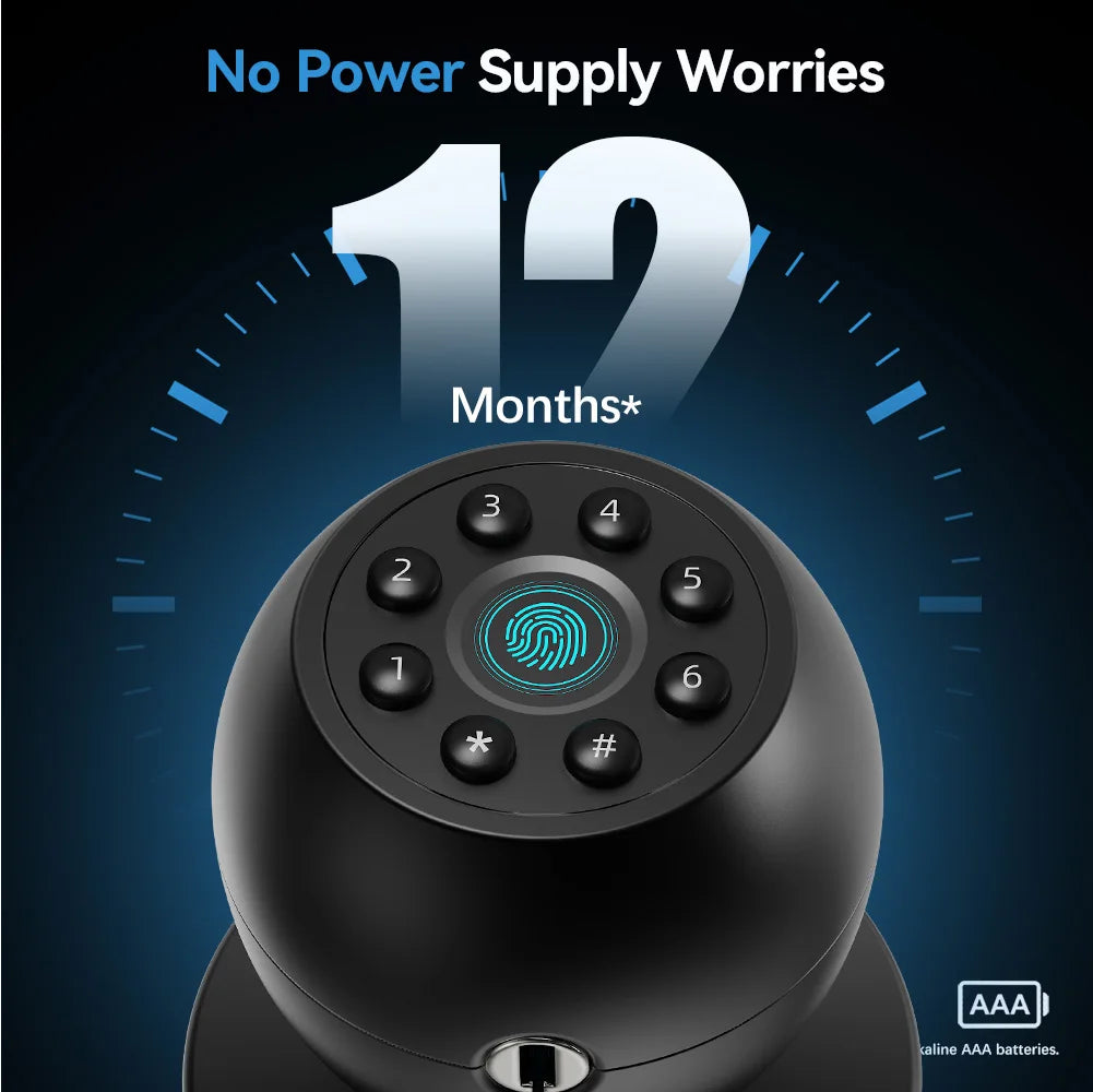 Tuya Smart Bluetooth Fingerprint Lock Smart Life Control Passcode Unlock Electronic Digit Home Intelligent Security System