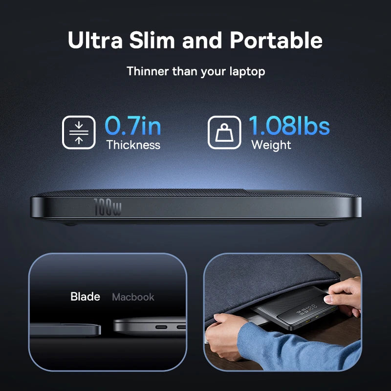 100W Fast Charging Power Bank 20000mAh PD for Laptops by Tidesmit Tidesmit