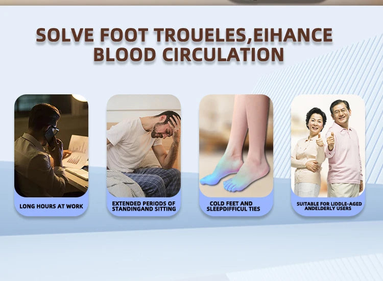 Terahertz Foot Massager: Light Wave Therapy Device for Pain Relief Relaxation Treatment Tidesmit