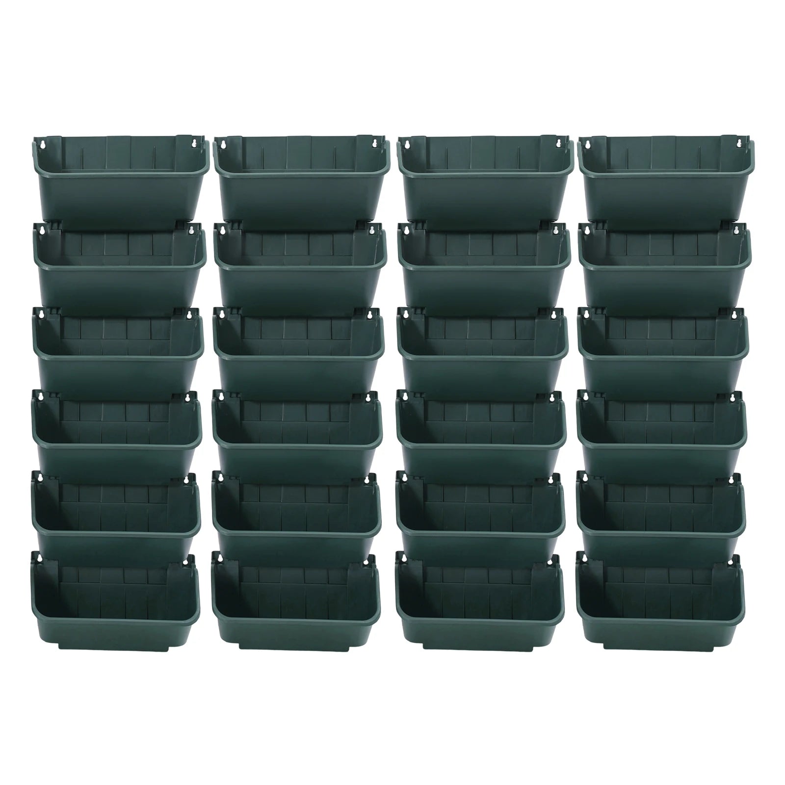 24PCS Vertical Garden Planter 3kg Wall Mounted Planter Wall Hanging Flower Pot Decor for Gardens Terraces Balconies