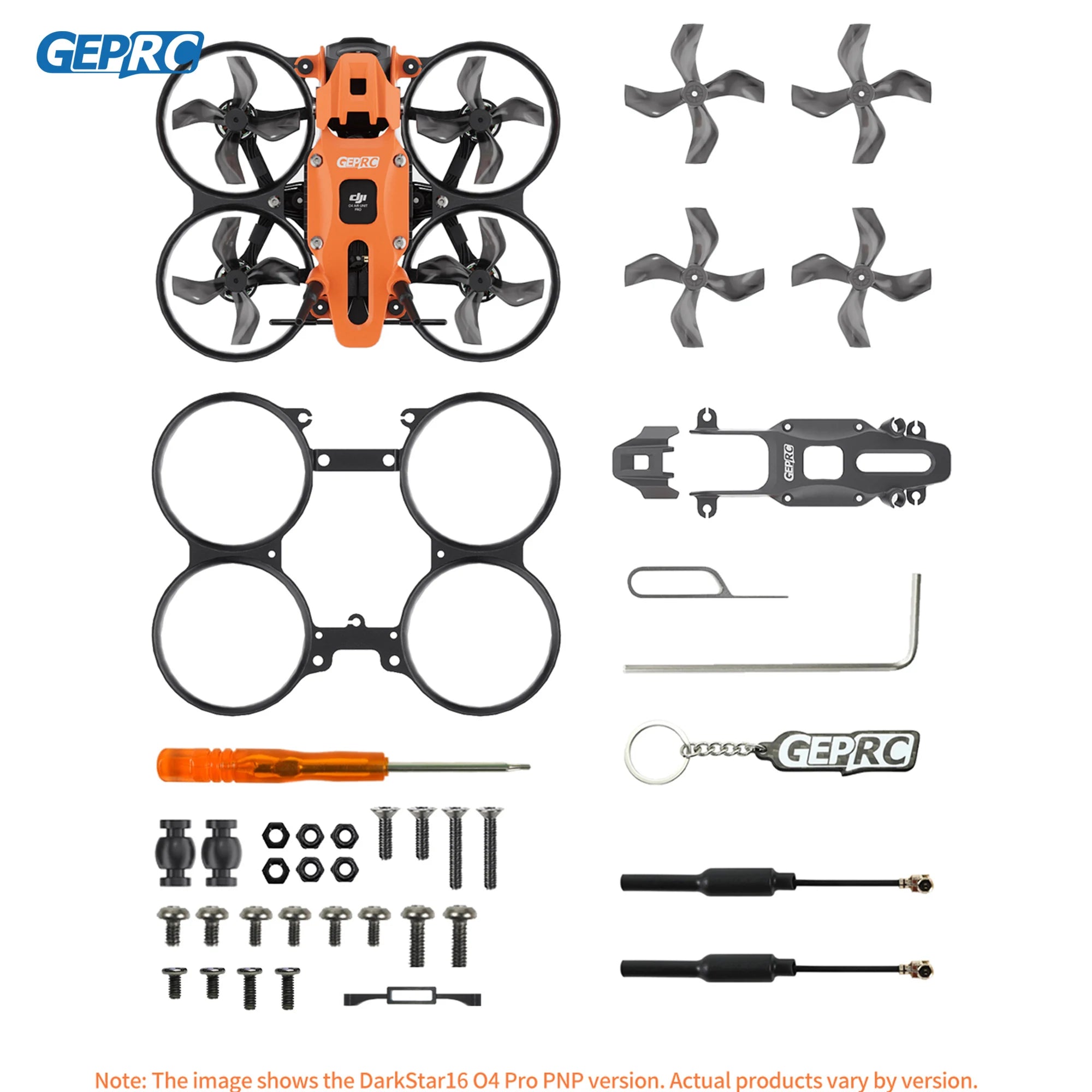 GEPRC DarkStar16 1.6 Inch FPV Freestyle Drone – O4 Pro System Tidesmit