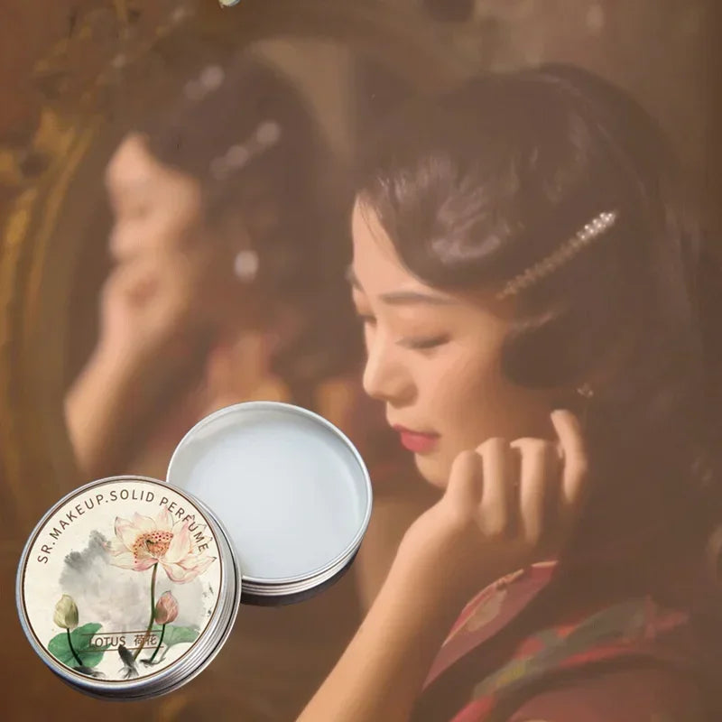 Tidesmit portable solid perfume balm for women featuring long-lasting fresh and elegant body fragrance scents