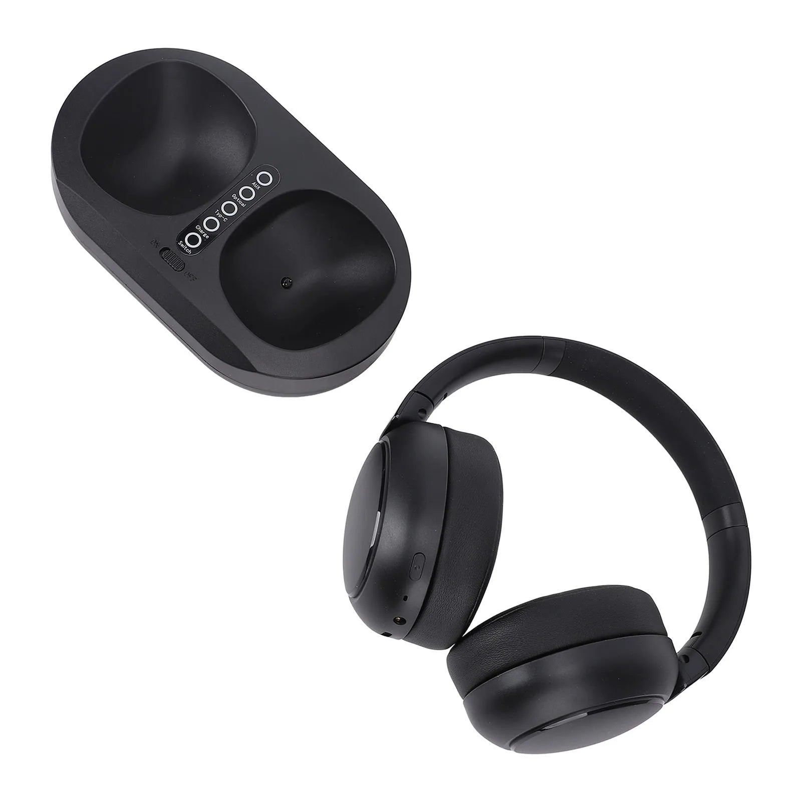 Wireless TV Headphones Bluetooth 5.3 with LED Battery Display Tidesmit