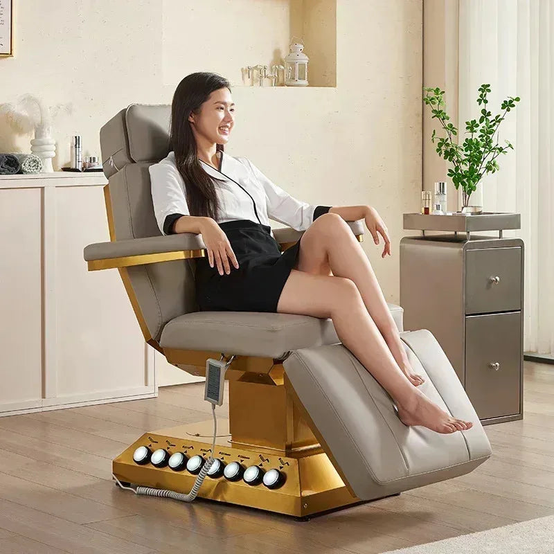 Electric Massage Beauty Bed – Adjustable Motorized Salon Table Massage Chairs Tidesmit