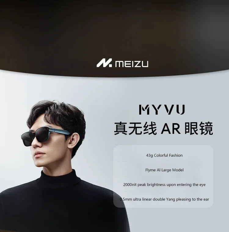 AR Glasses with Real-time Translation Voice Prompt - Gray Tidesmit