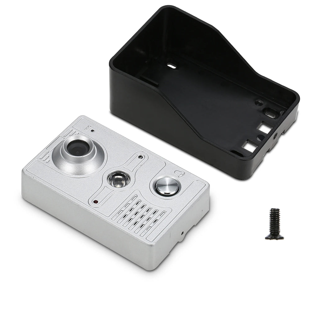 IR-CUT Outdoor Camera 7 inch Wired Video Doorbell Indoor Monitor Visual Intercom Two-way Audio Remote Unlock Video Door Phone