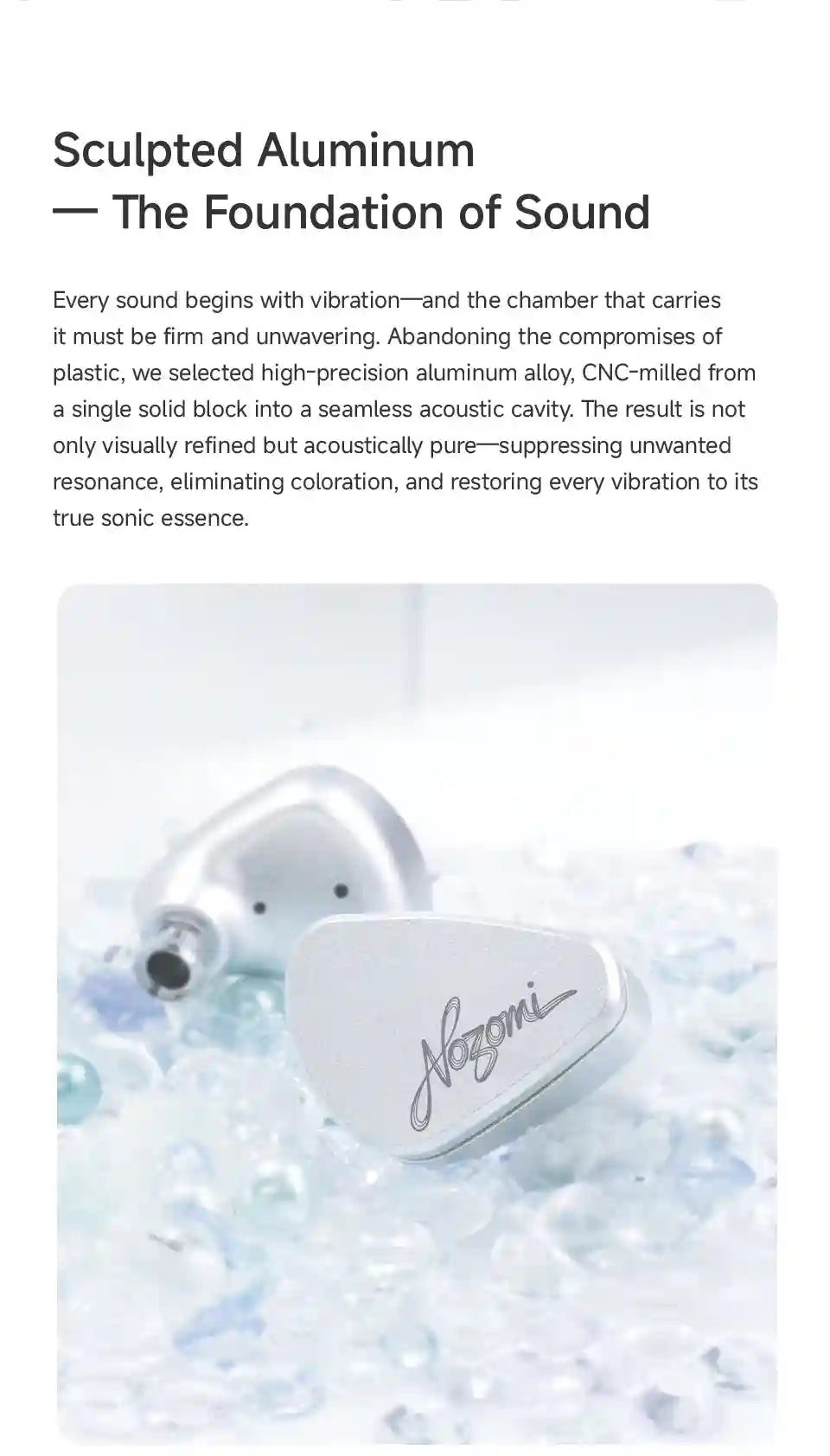 Planar In-Ear Monitors: NOZOMI 3-Unit Interchangeable Nozzle Earbuds Tidesmit