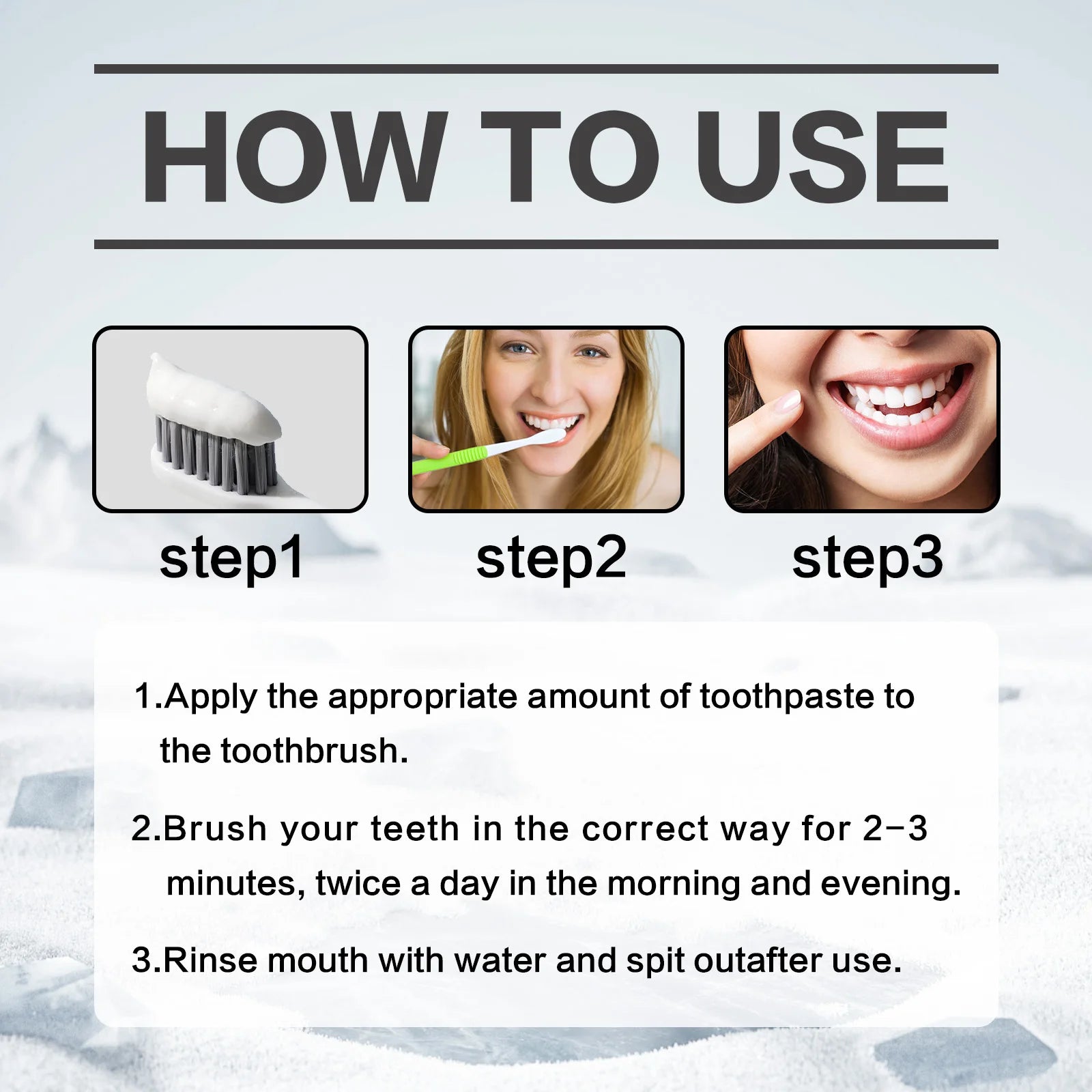 Tidesmit 120g Nano Hydroxyapatite teeth whitening toothpaste for stain removal and fresh breath dental care