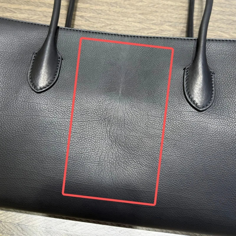 2026 new cow spine leather large capacity shoulder bag, leather handbag, commuting leather women's bag, high-end customized vers