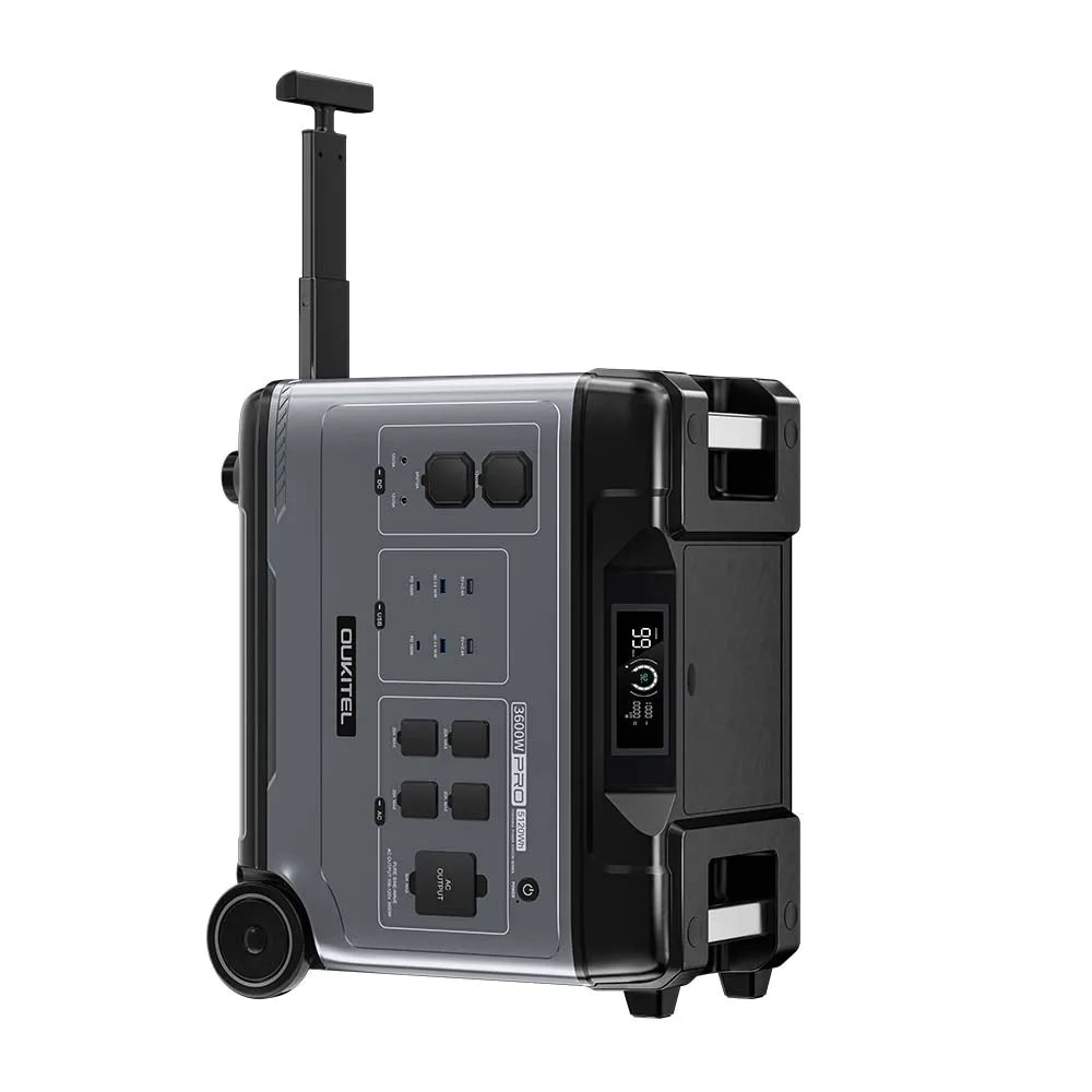 OUKITEL P5000 Pro Portable Power Station 5120Wh Solar Generator LiFePO4 Battery Fast Charging Emergencies for Home Camping