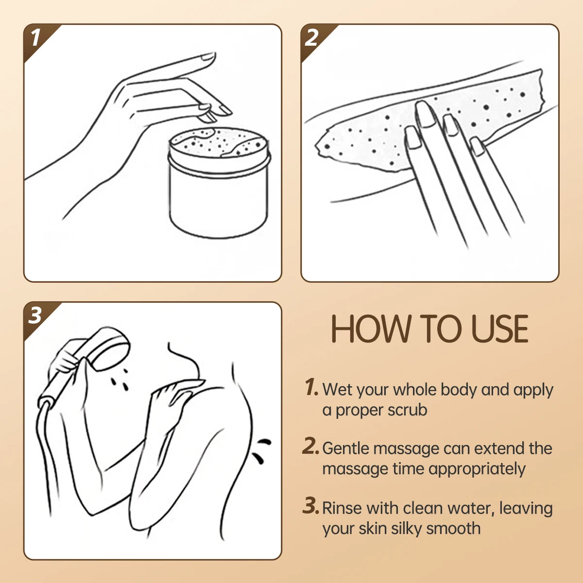 Turmeric Body Scrub: Professional Deep Exfoliation & Hydration (200g) Scrubs Treatments Tidesmit