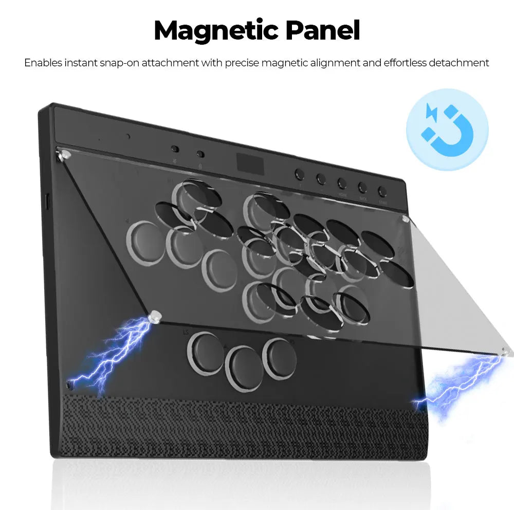 Haute42 C16 Magnetic Leverless Hitbox Controller Stickless Arcade Controller Keyboard For PC/ PS5/PS4 Hitbox Fighting Stick