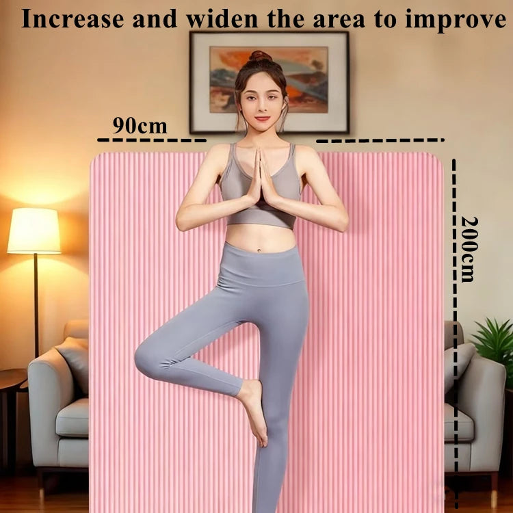 200cm X 90cm NBR Yoga Mats Anti-slip Sport Fitness Mat Blanket for Exercise Yoga and Pilates Gymnastics Mat Fitness Equipment