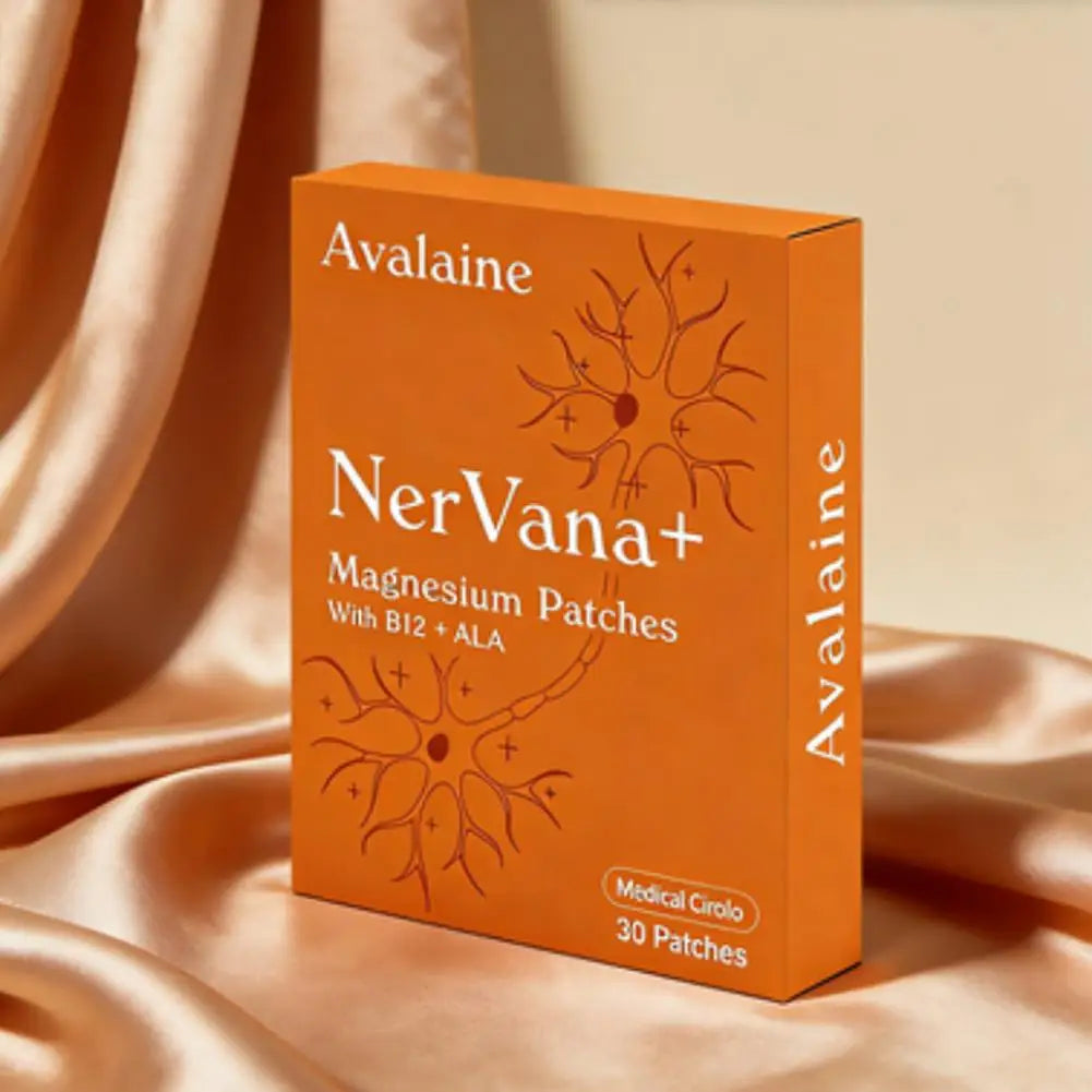 Avalaine NerVana+ Magnesium Patches 1/3/5/10pcs With B12 ALA Body Care Relaxation Support Patches Natural Calming Relax Aid