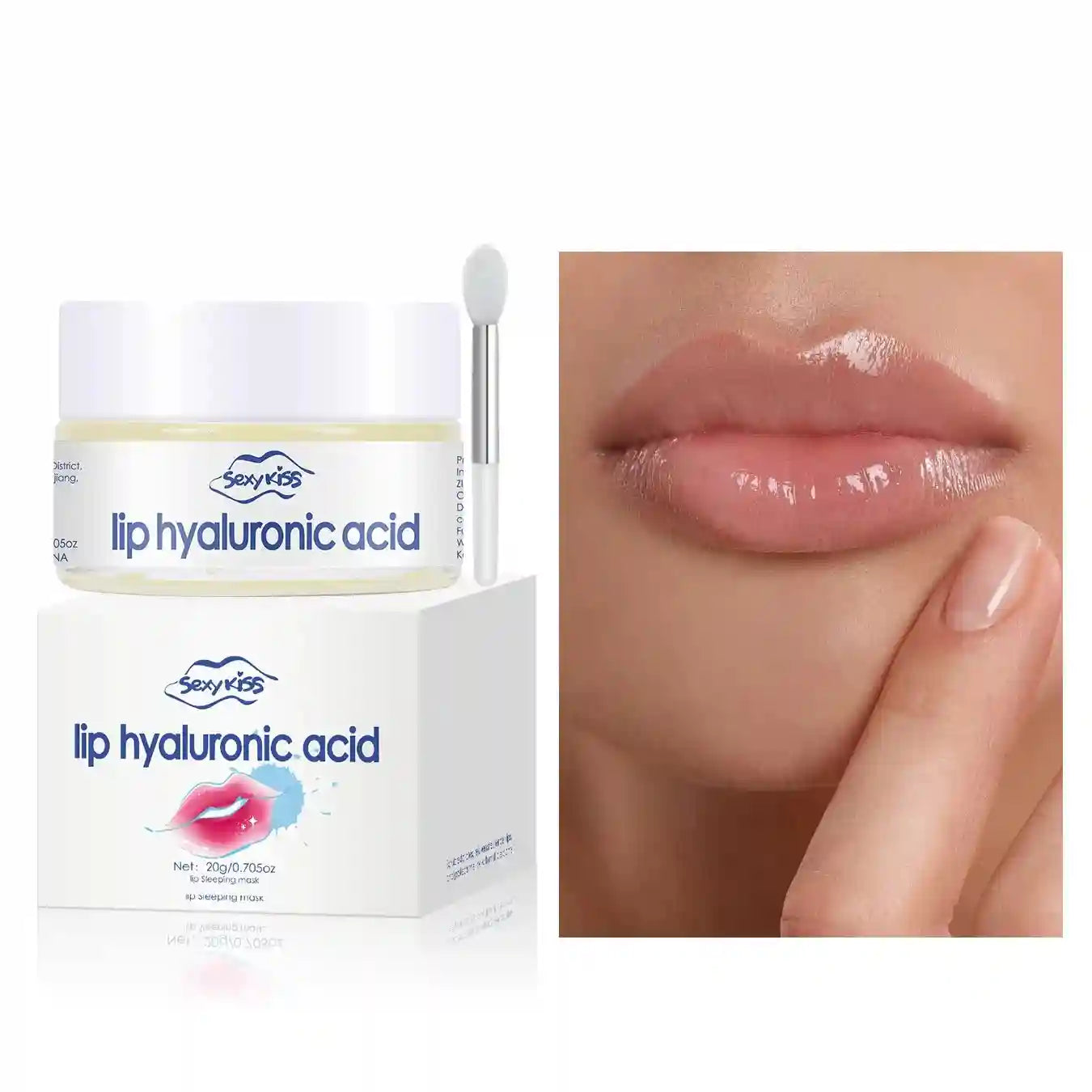 Hyaluronic Acid Lip Mask: Deep Hydrating Overnight Lip Treatment Lip Care Lip Hyaluronic acid Tidesmit