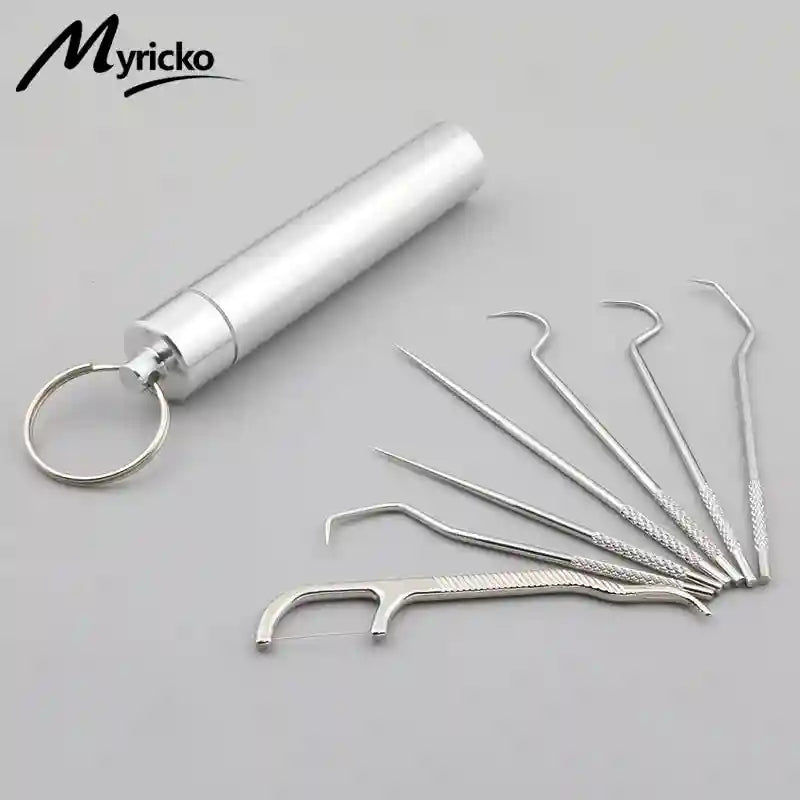 Professional Stainless Steel Dental Tool Set - Precision Oral Care Kit Eye Massage Instrument Dental tools set Tidesmit