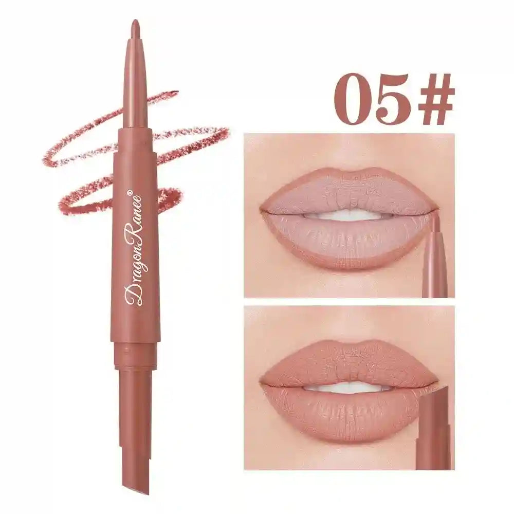 Matte Lip Liner and Lipstick Pen | Waterproof Long Lasting 2-in-1 Lip Care Tidesmit