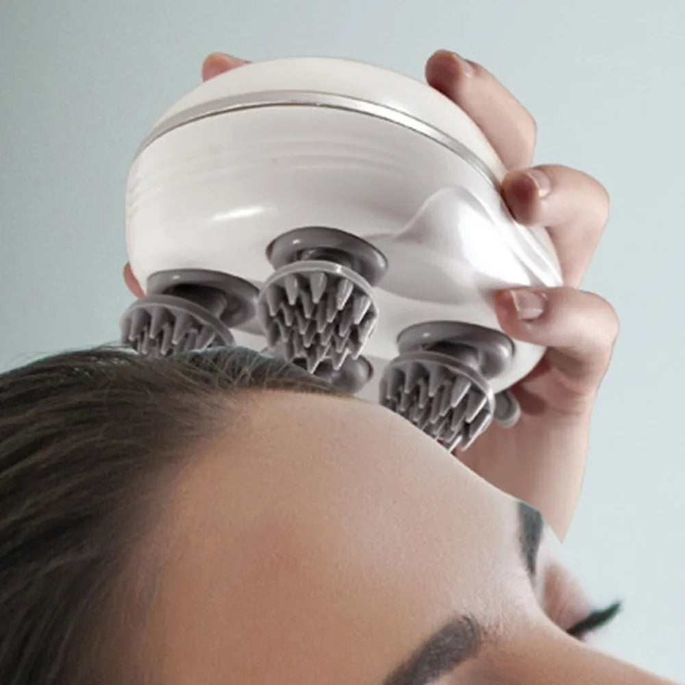 Electric Head Massager by Tidesmit | Portable Rechargeable Wellness Tool Relaxation Treatment Tidesmit