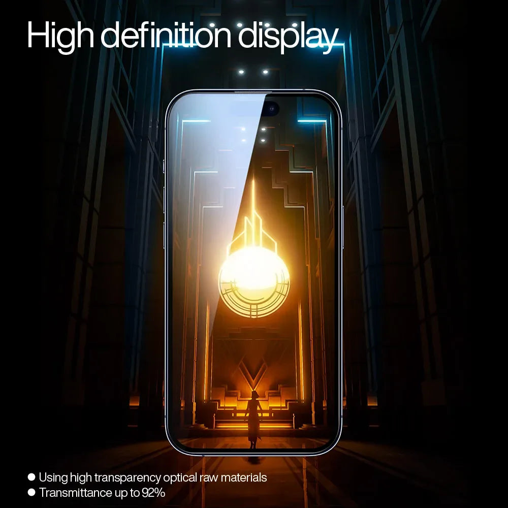 iPhone Screen Protector - 9H Hardness Tempered Glass for iPhone Series Tidesmit