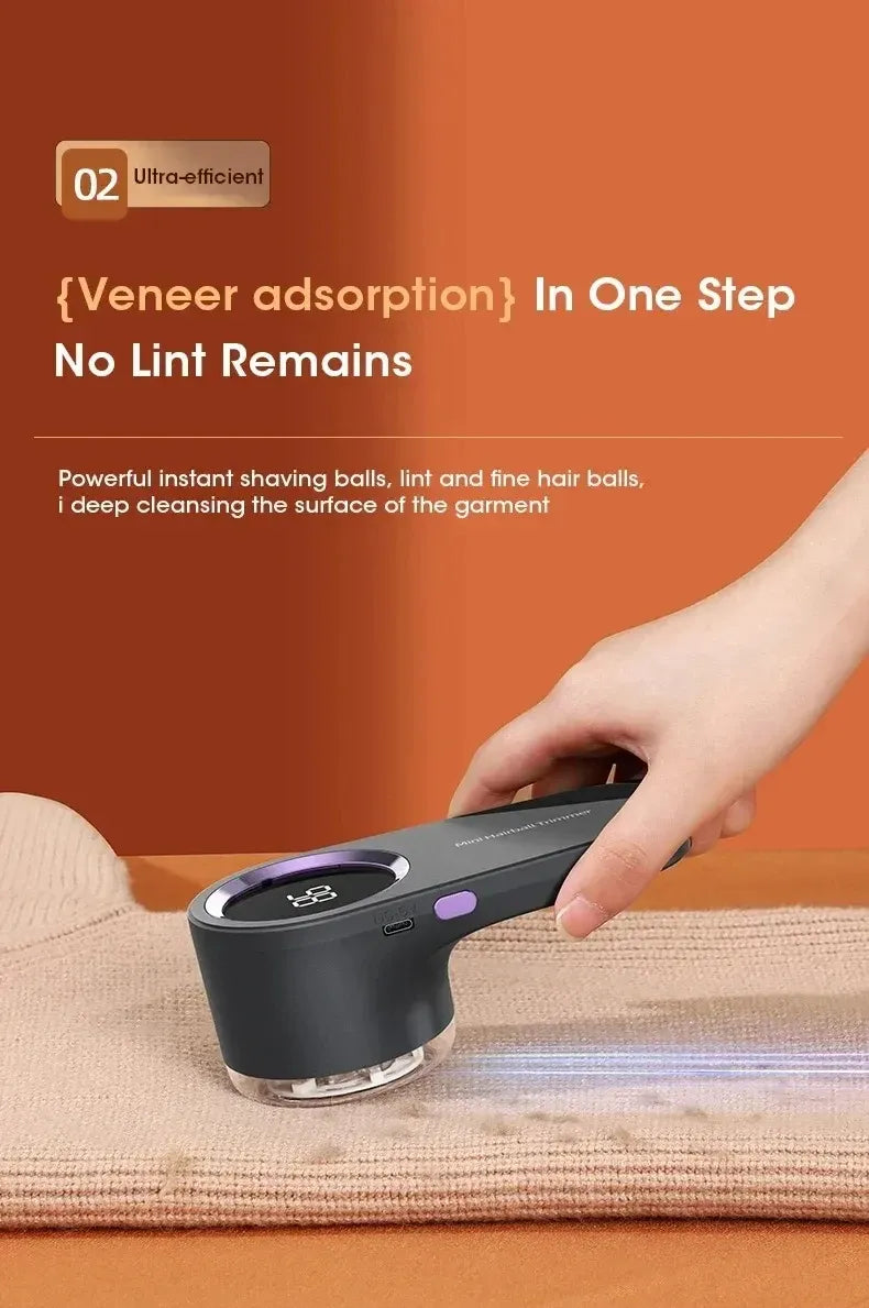 Tidesmit Portable Electric Fabric Shaver with LED Display