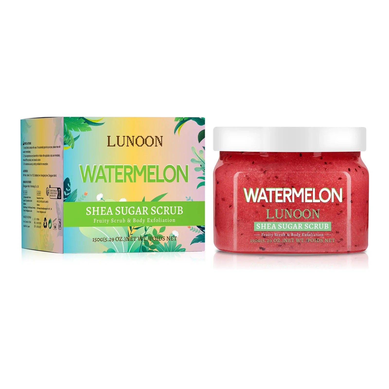 Watermelon Shea Sugar Scrub | Smoothing Body Exfoliator - 150g Scrubs Treatments 150g 1 Tidesmit