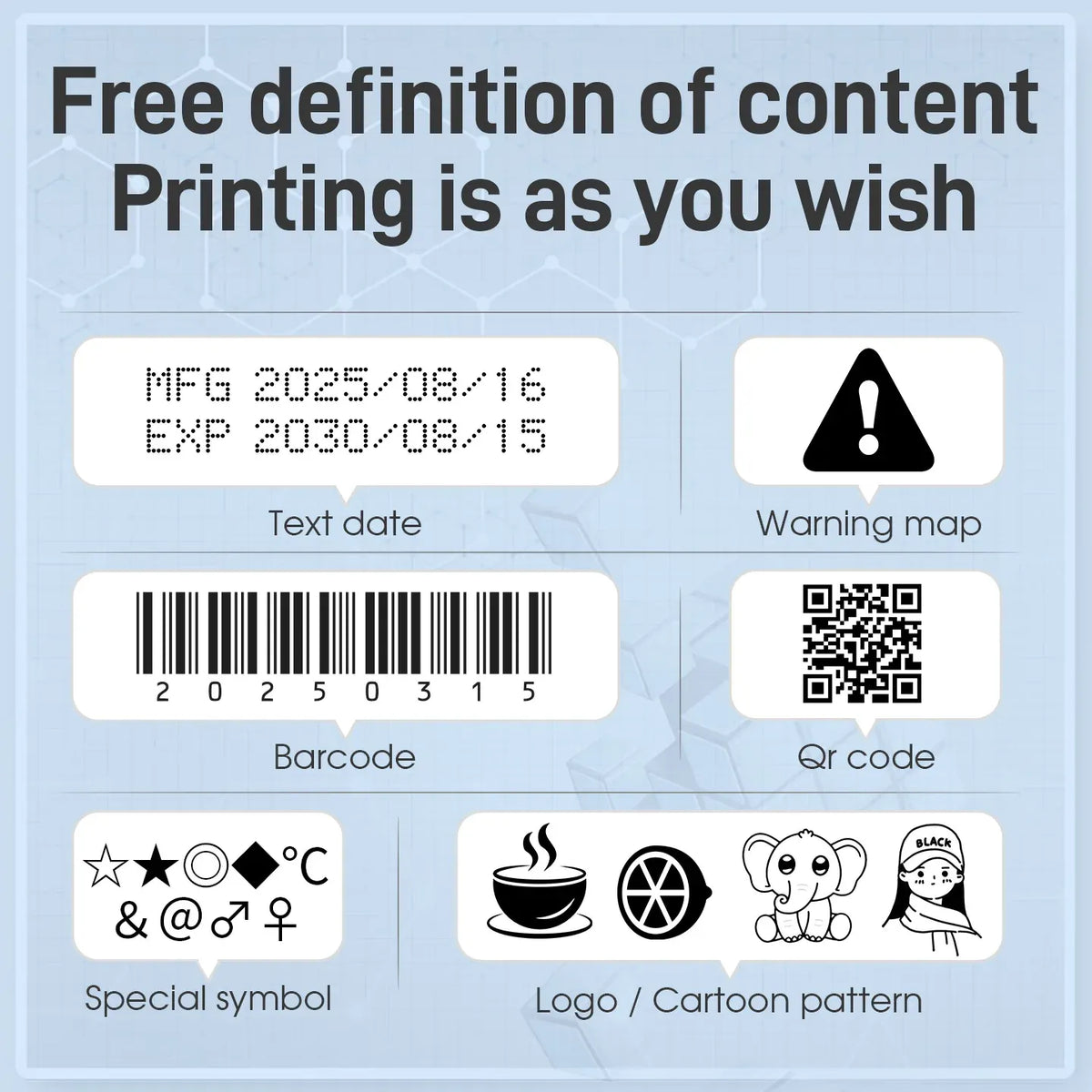 Yhan 25.4mm portable inkjet printer unencripted for Expiry Date Barcode QR Code Batch Numbers Best Value Logo Printing