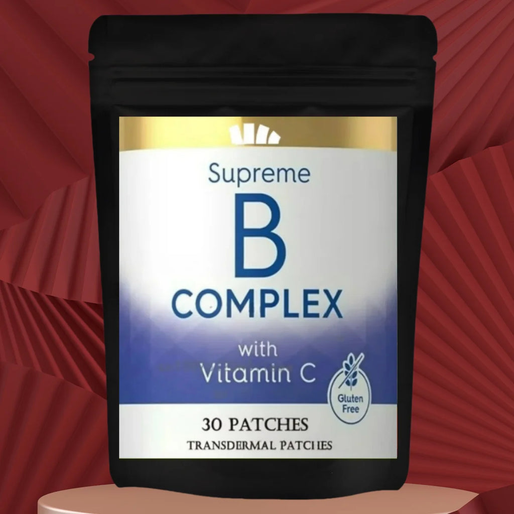 30 Patches Vitamin B Complex Transdermal Patches For Immune, Energy