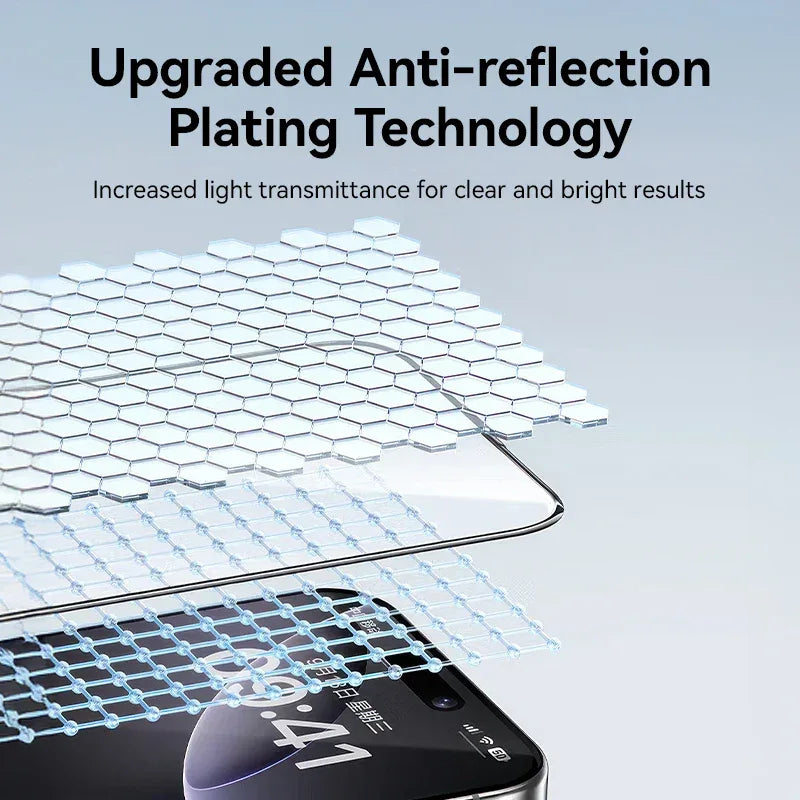 iPhone 17 Pro Max Screen Protector: 9H Tempered Glass - Case Friendly Tidesmit