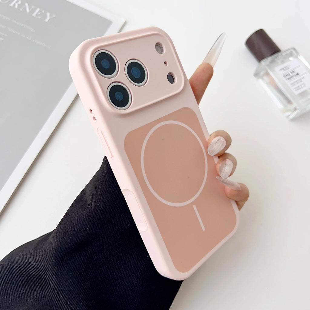 iPhone 17 Pro Max Magnetic Silicone Case - Shock-Absorbing Slim Cover Tidesmit