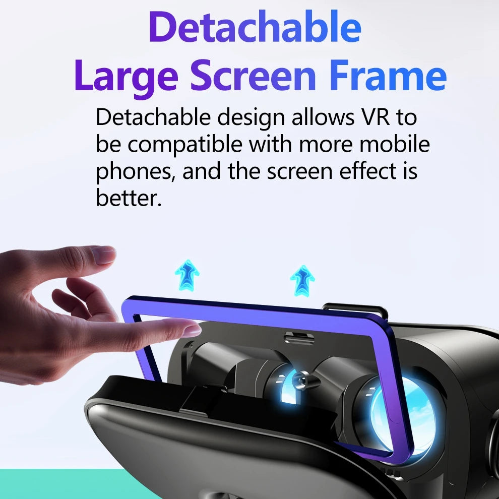 VR Headset for Smartphone – Immersive 3D Spatial Audio Glasses Tidesmit