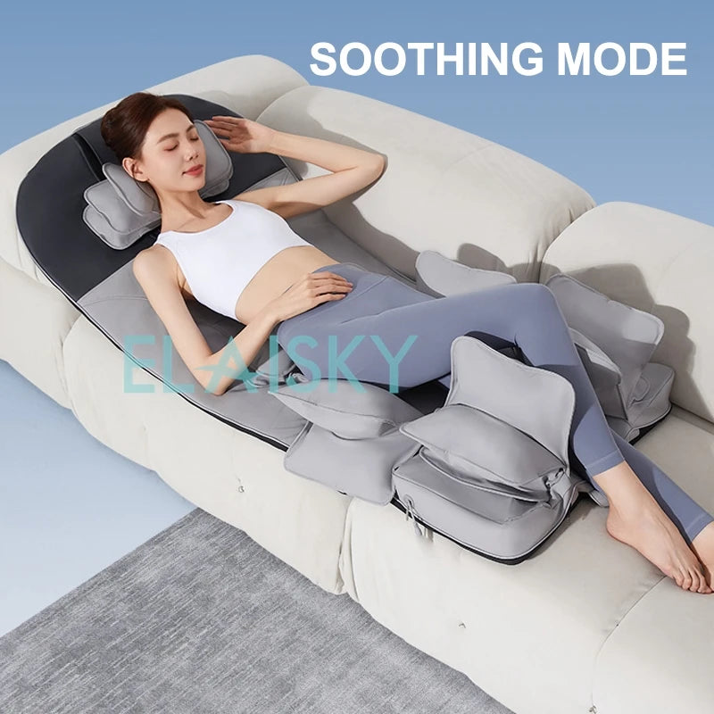 Full Airbag Massage Mattress with Heat | Deep Tissue Kneading Massage Cushion Tidesmit