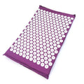 Acupressure Mat and Pillow Set | Targeted Muscle Relief & Recovery Back Massage Instrument Mat-Purple Tidesmit