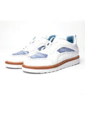 sanyeshechiping new men sports shoes male crocodile shoes white blue teo color men shoes fashion leisure running shoes