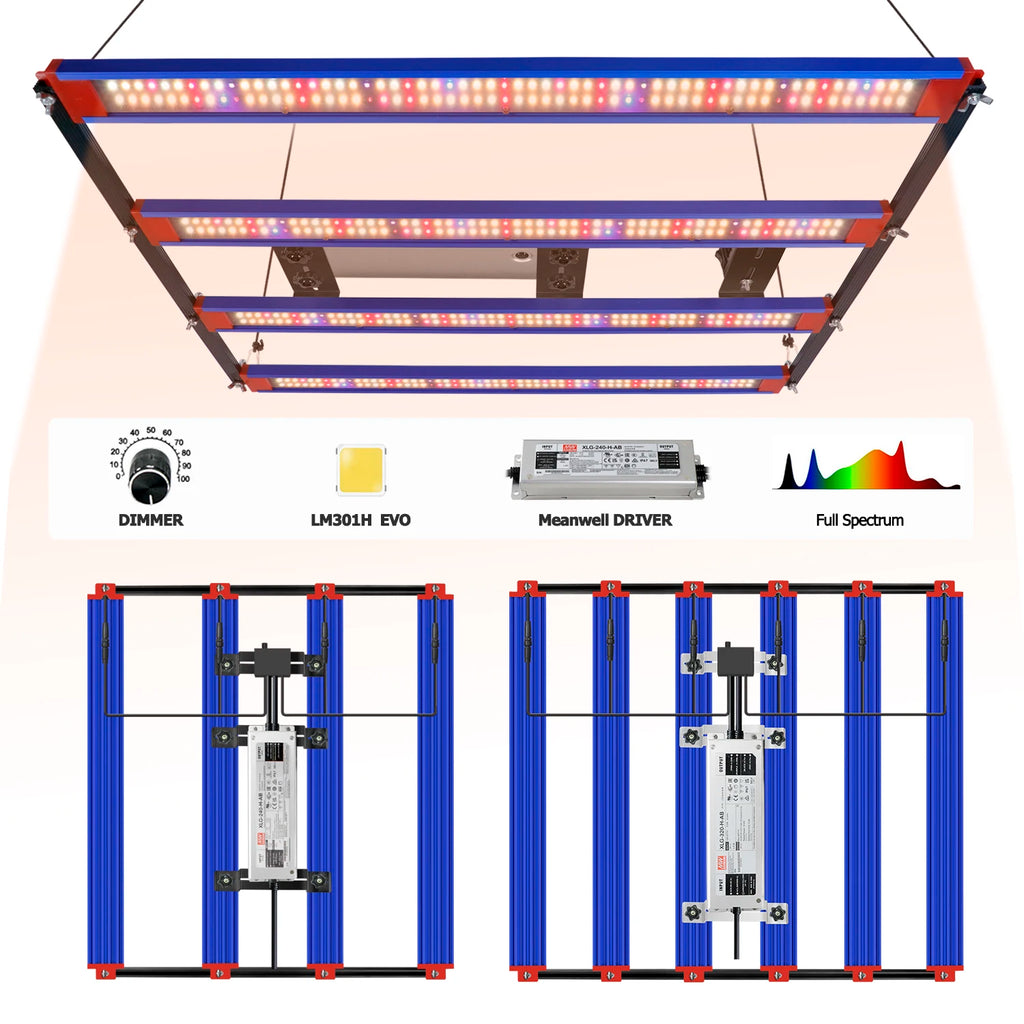 650W 1000W  LM301H EVO MeanWell LED Grow Light Bar Timmer UV IR On/Off For Indoor Flower Tent Plant Growth Phyto Lamp