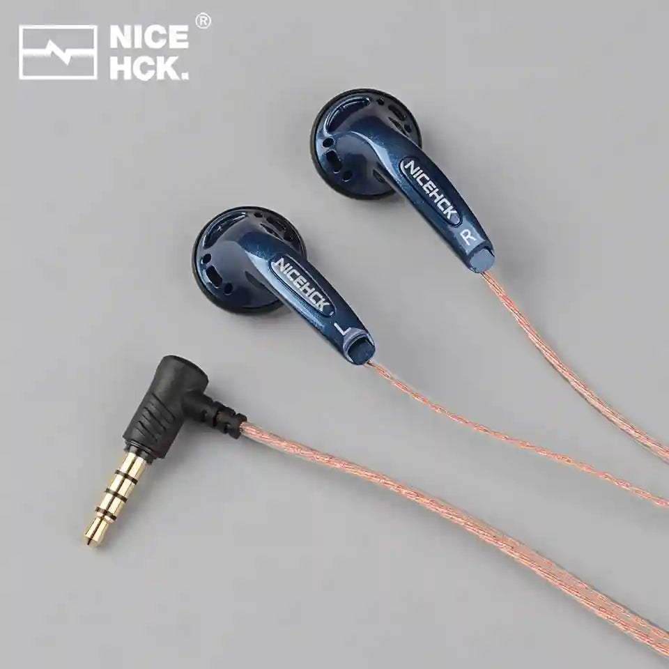 Wired 3.5mm HiFi Earbuds - Green Monitor Headphones for Clear Audio Tidesmit