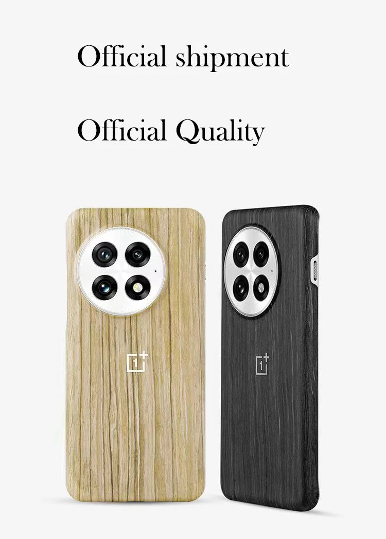 OnePlus 13 Magnetic Phone Case - Wood Grain Shock-Absorbing Cover Tidesmit