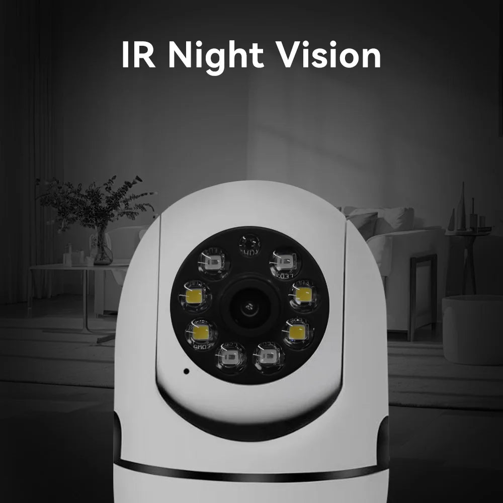 PEGATAH 2K 360° PTZ Home Security Camera Automatic Tracking AI Human Detection Night Vision Video Surveillance Monitor O-Kam Pro