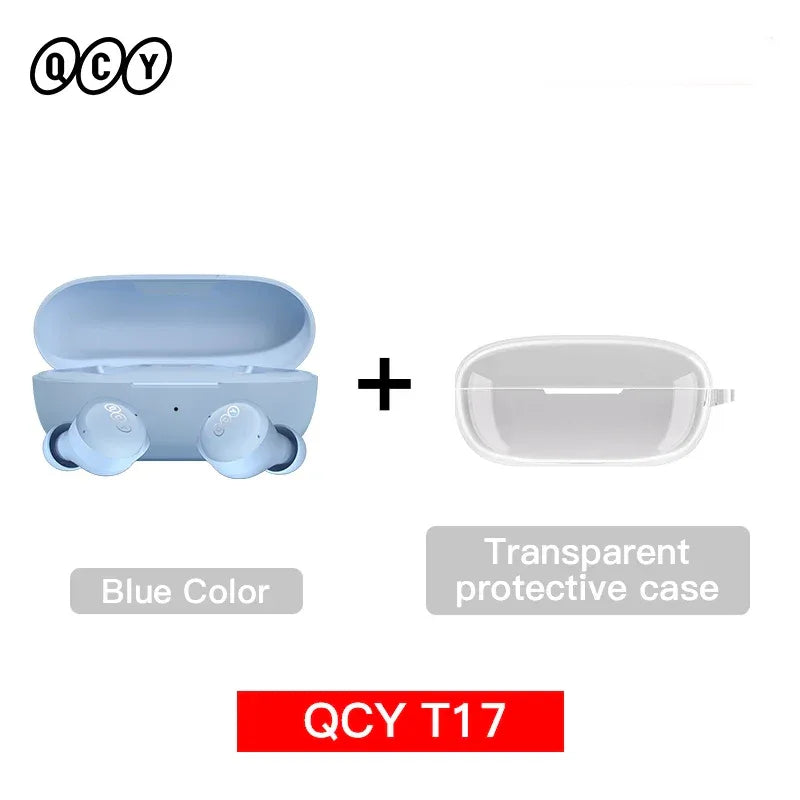 Tidesmit Wireless Earbuds Bluetooth 5.3 TWS Headphones 26H Playtime T17 Blue with Case Tidesmit
