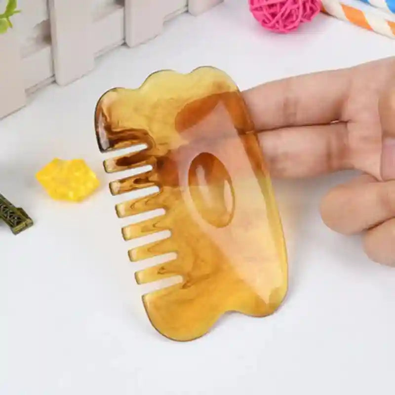 Gua Sha Scraping Tool Set 6-in-1 Face Body Massage Kit - Amber Eye Massage Instrument Tidesmit